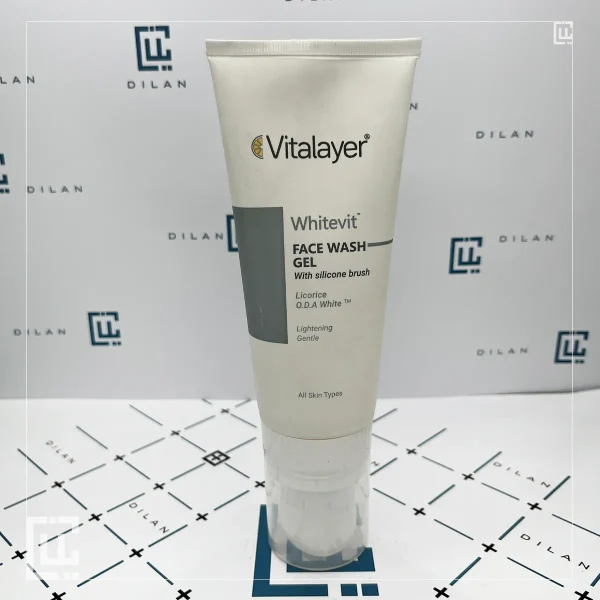 ژل شستشوی وایت ویت ویتالیر whitevit ژل شستشو پوست لک دار