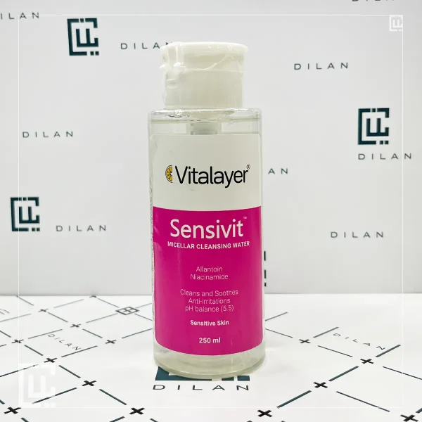 محلول پاک کننده آرایش پوست حساس میسلار حساس ویتالیر Vitalayer Sensivit